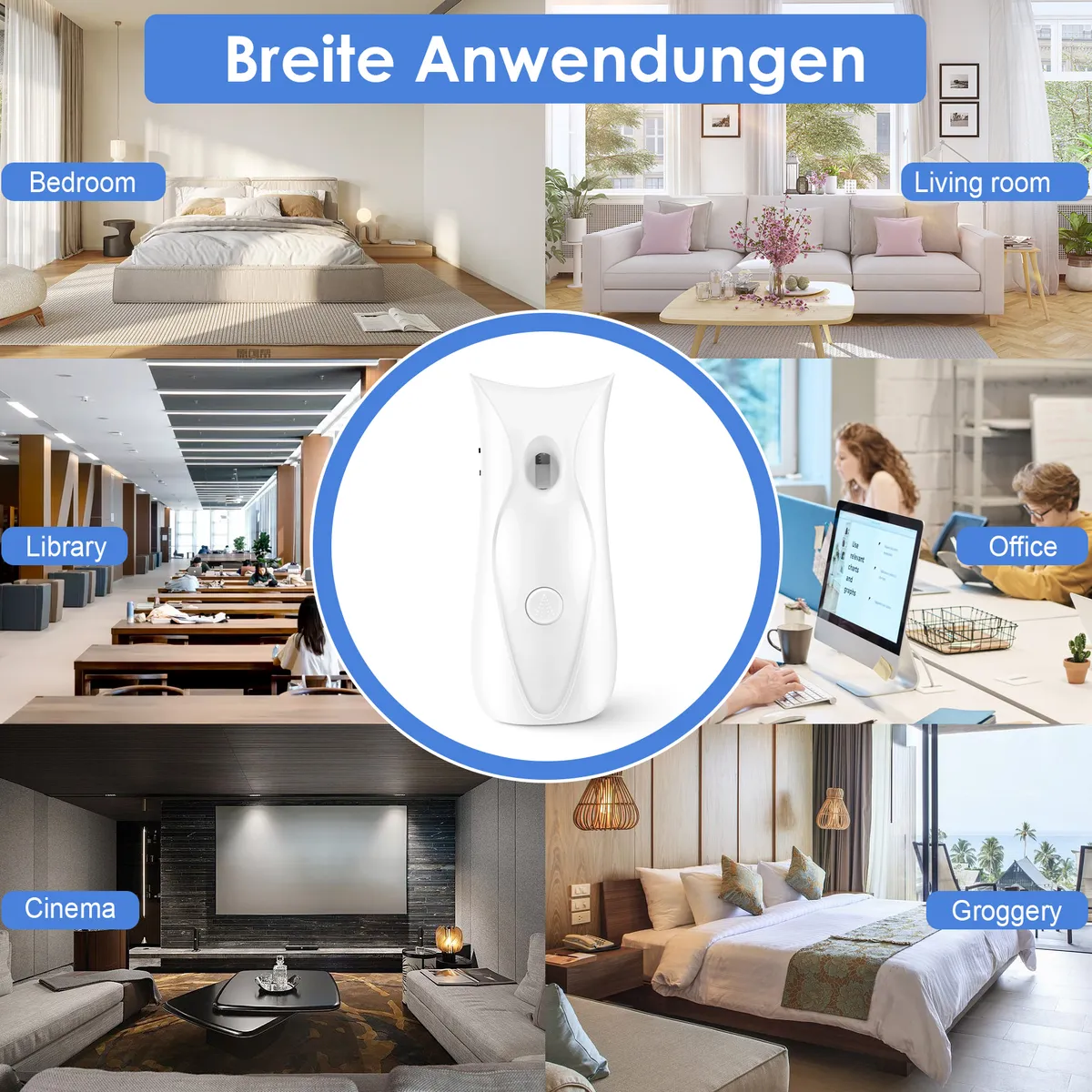 Dispensador Automático De Purificadores De Ar Para Banheiro - Imagem 2